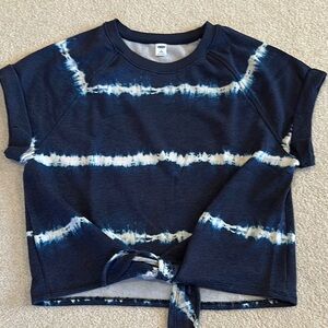 Navy Blue Tie-Dye Shirt